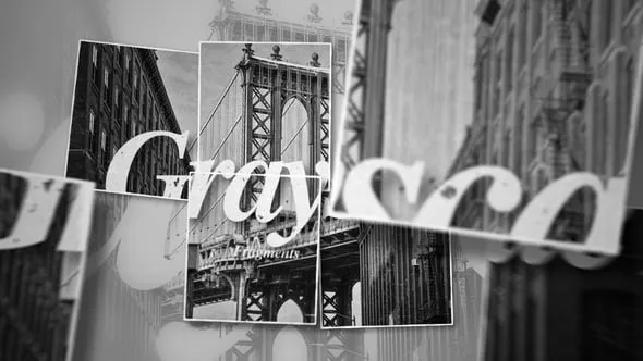 Videohive - Grayscale Urban Frames - 58017723