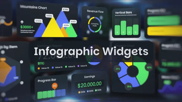 Videohive - Infographic Widgets - 57844009