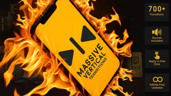 Videohive - Massive Vertical Transitions - 58045135
