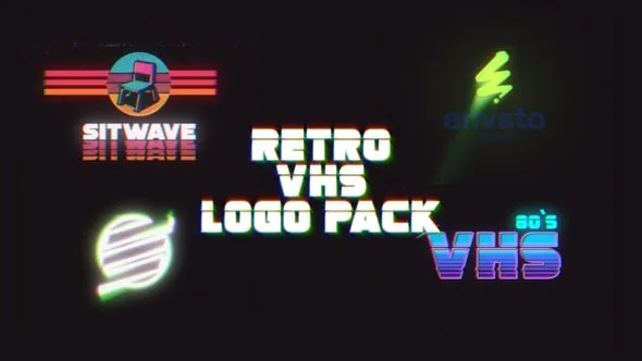 Videohive - Retro VHS Logo Pack - 58006663