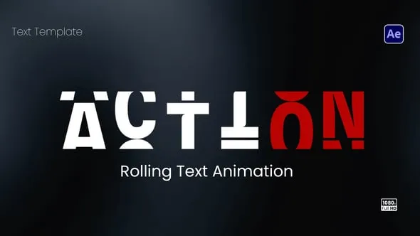Videohive - Rolling Text Animation - 58162462