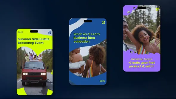 Videohive - Summer Workshop Instagram Reels - 58171434