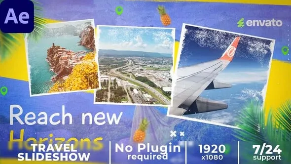 Videohive - Tour Agency Promo || Travel Slideshow || Summer Vibes - 58166596