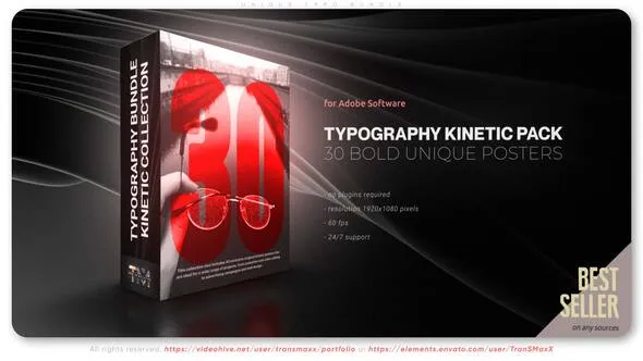 Videohive - Unique Typo Bundle - 58145788