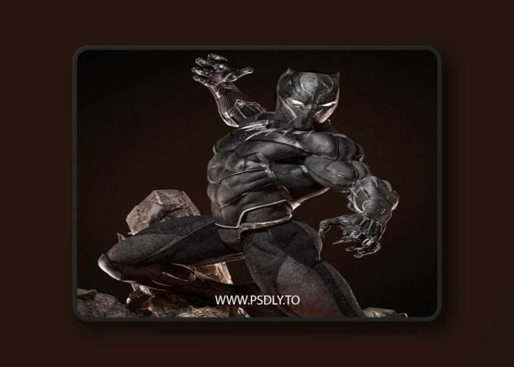 ZEZ Studios – Black Panther – 3D Print Model