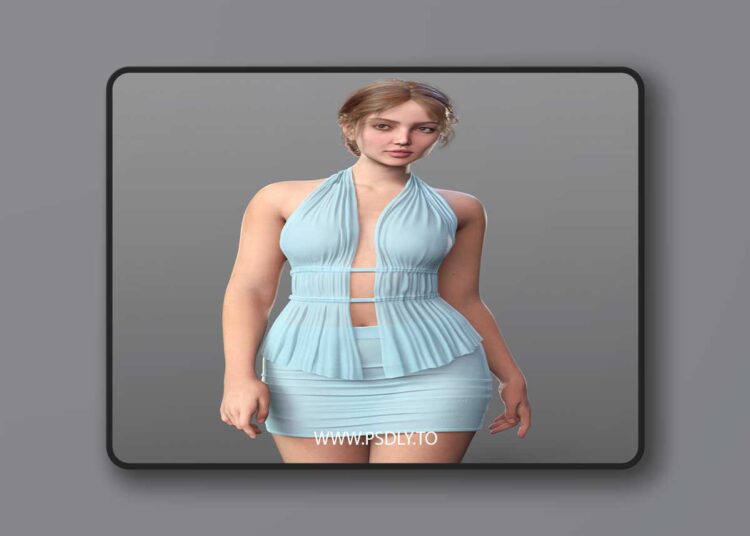 dForce MK Elegance Cascade Outfit for Genesis 9