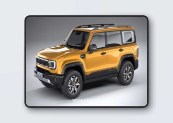 Baic Beijing BJ40 2024 3D Model