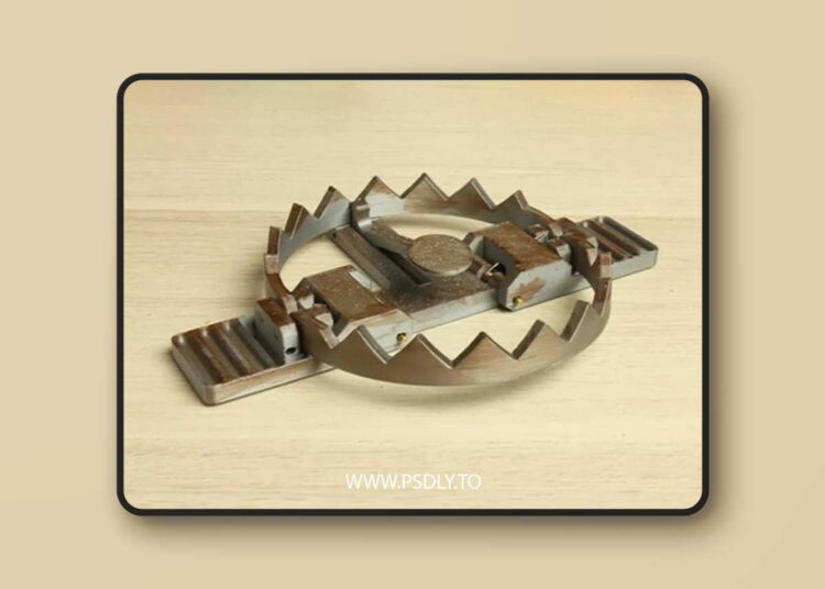 Bear Trap 3D Print 3D Model