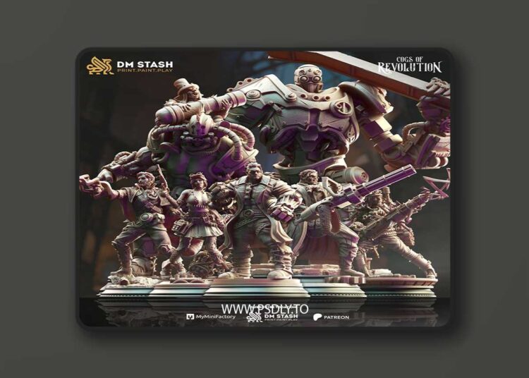 DM Stash – Cogs of Revolution 3D Print