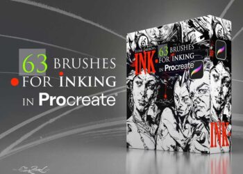 Eldar Zakirov - INK - 63 Brushes For Inking in Procreate