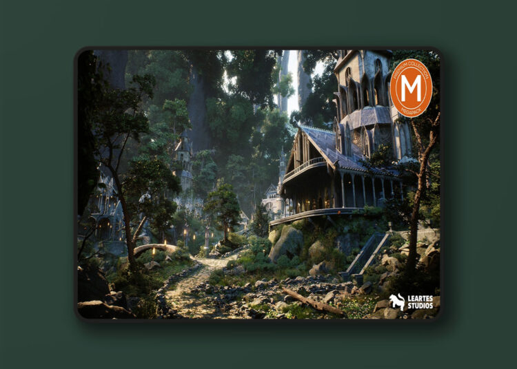 Elvish / Elven City in Forest Environment Megapack (5.3+)
