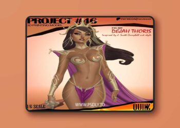 Francis Quez – Dejah Thoris 3D Print 3D Model