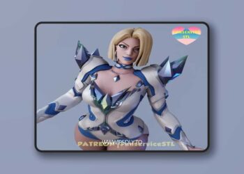 Funservice – Emma Frost from Marvel Rivals – 3D Print