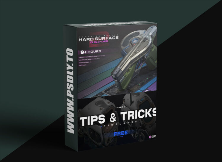 Gumroad – Hard Surface in Blender Part 1 and 2