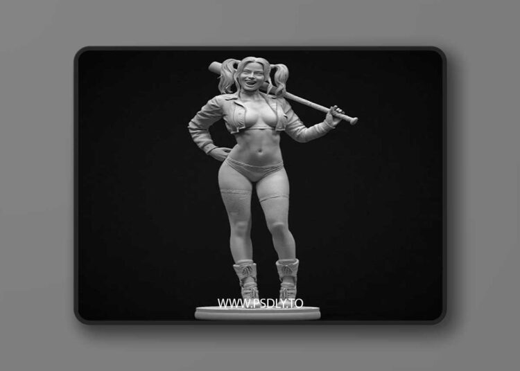Harley Quinn – 3D Print Model STL