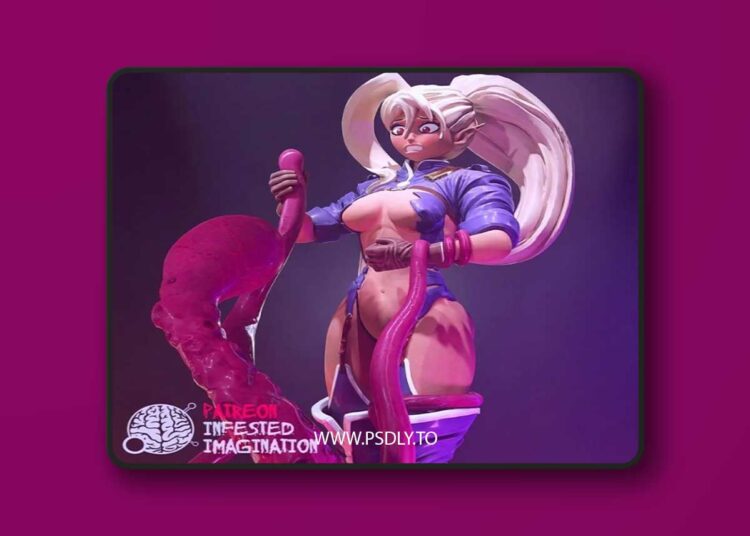 Infested Imagination – Kuroinu Tentacles – 3D Print Model STL