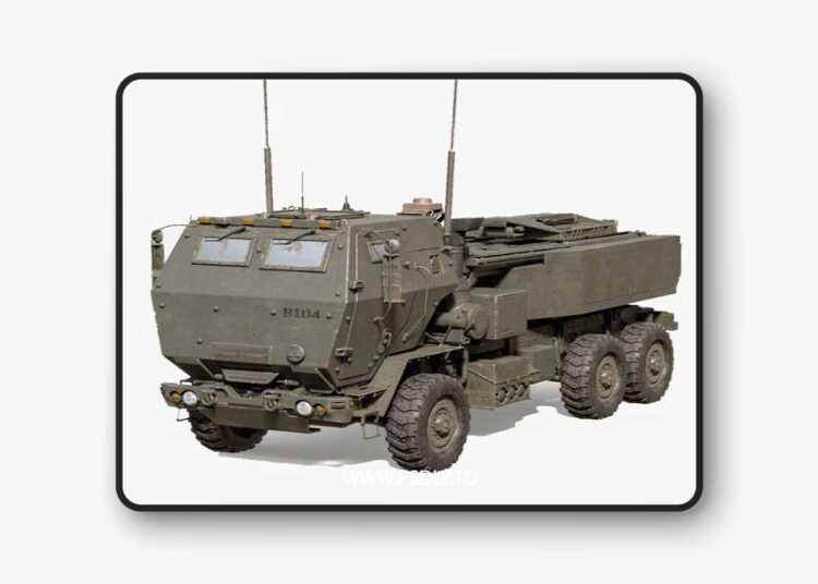 M142 HIMARS Low-poly 3D Model