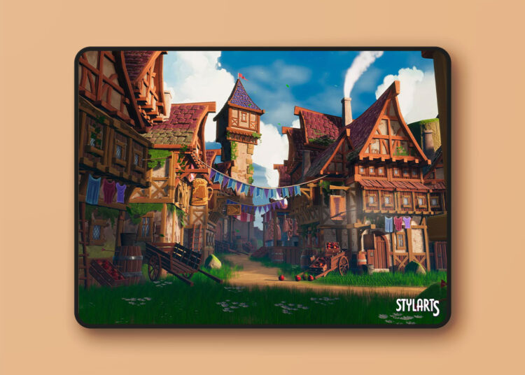 Modular Stylized Medieval Town v1.0