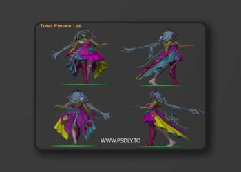 Moon Figures – Honkai – Castorice – 3D Print