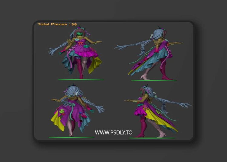 Moon Figures – Honkai – Castorice – 3D Print