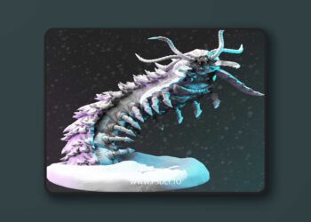 Nix Centipede – Giant Insectoid – 3D Print