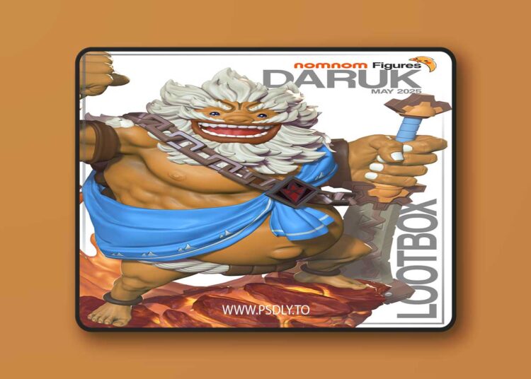NomNom Figures – Daruk – Zelda Breath of the Wild – 3D Print