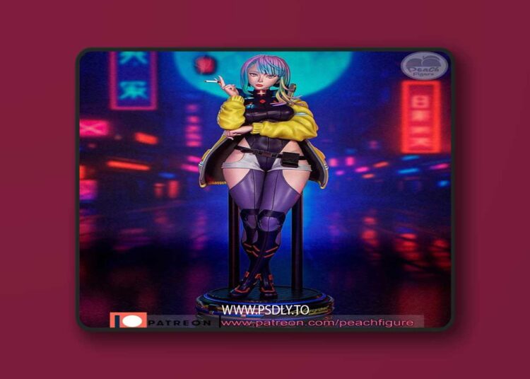 Peach Figure – Lucy Cyberpunk 3D Print