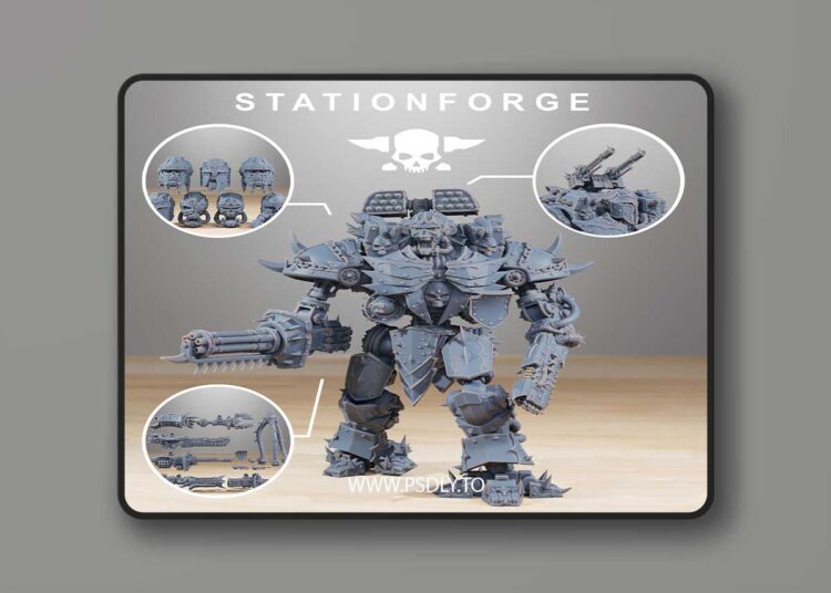 Pythonicus Defender Mk2 – 3D Print Model