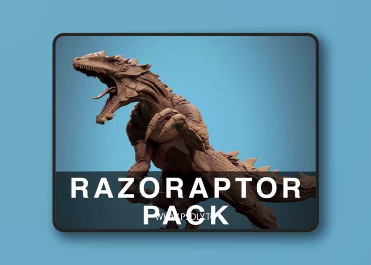 Rescale Miniatures – Razoraptor Pack – 3D Print