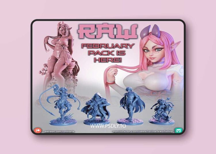 Ronin Arts Workshop February 2024 3D Print