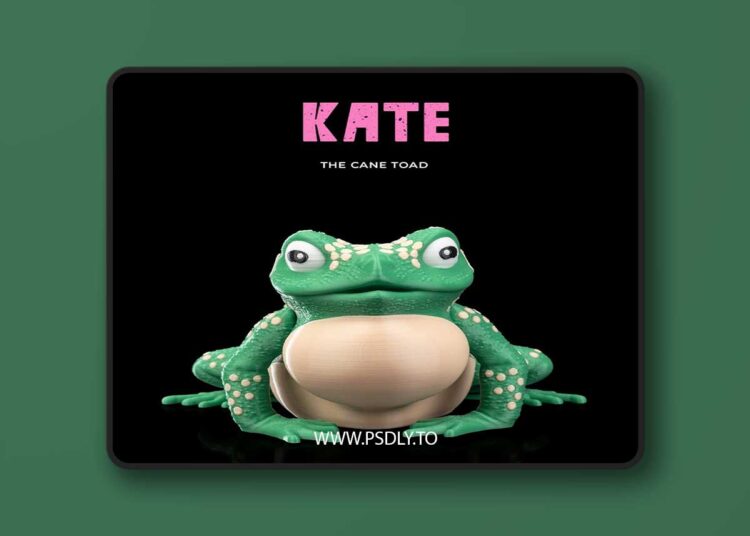 StlFlix – Kate, the Cane Toad – 3D Print