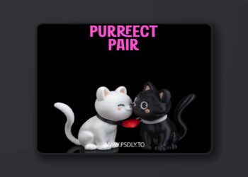 StlFlix – Purrfect Pair – 3D Print