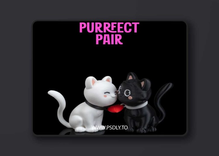 StlFlix – Purrfect Pair – 3D Print