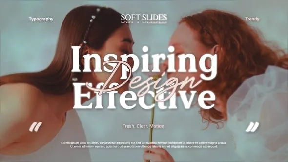 Stylish Kinetic Typography Slides - 58578553