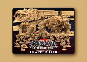 The Dragon Trappers Lodge – Attack on The Yazumi Express – Trapper Tier 3D Print