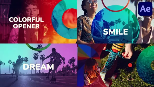 Videohive - Colorful Opener for After Effects - 58354553