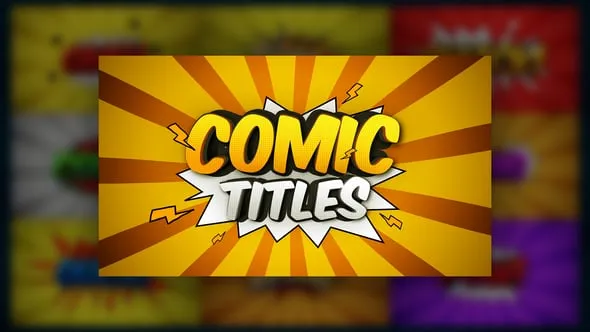 Videohive - Comic Titles - 58558513