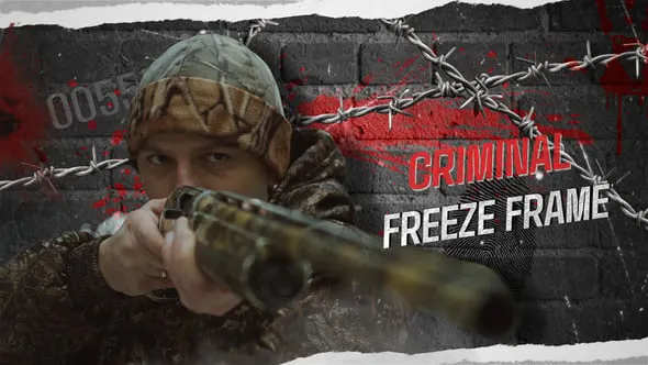 Videohive - Criminal Freeze Frame - 58624379
