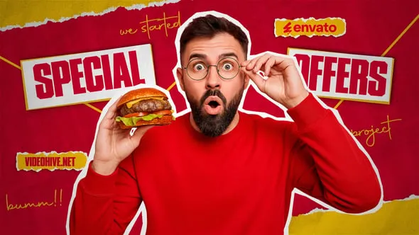 Videohive - Fast Food Intro - 58346173