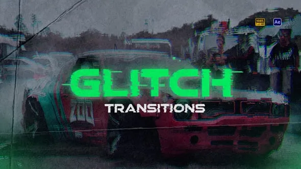 Videohive - Glitch Transitions - 58397757