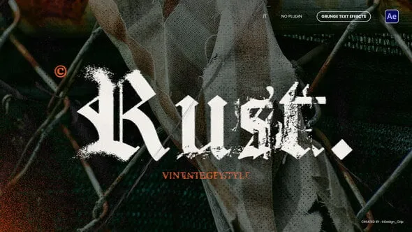Videohive - Grunge Text Animations - 58398125