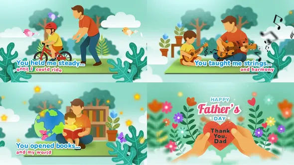 Videohive - Happy Fathers Day Intro - 58342409