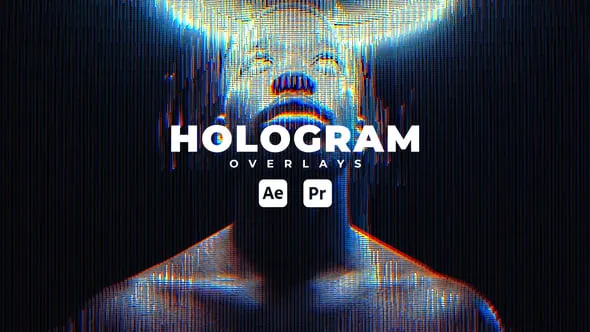 Videohive - Hologram Overlays - 58403352