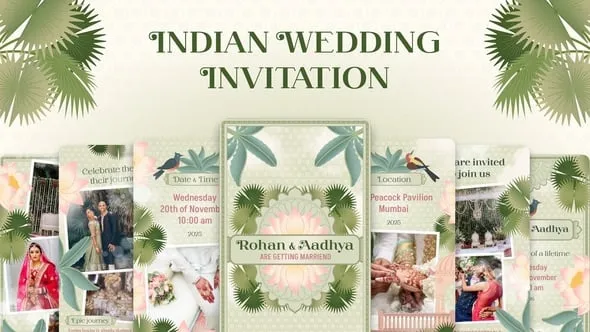 Videohive - Indian Wedding Invitation - 58590805