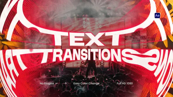 Videohive - Text Transitions - 58604846