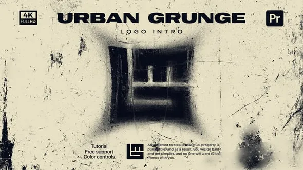 Videohive - Urban Grunge Logo Intro - 58472193