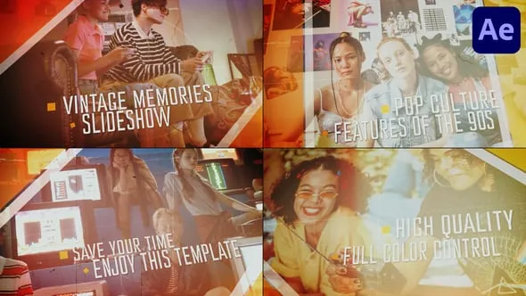 Videohive - Vintage Photo Slides for After Effects - 58479619