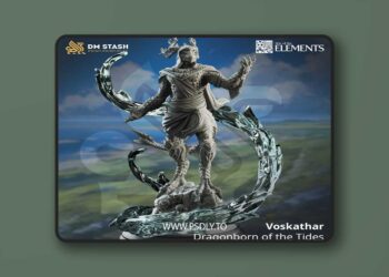 Voskathar – Dragonborn of the Tides – 3D Print