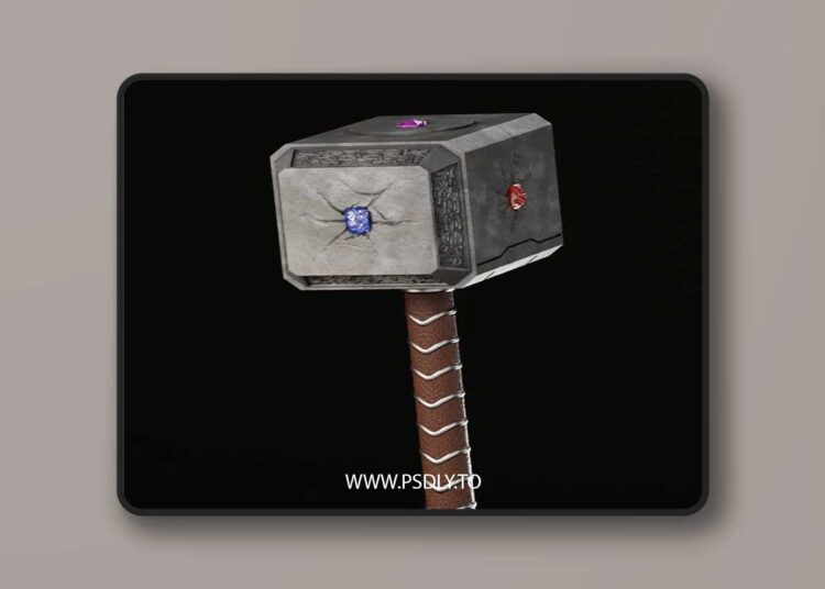 Yosh Studios – Infinity Hammer Mjolnir Thor Hammer – 3D Print