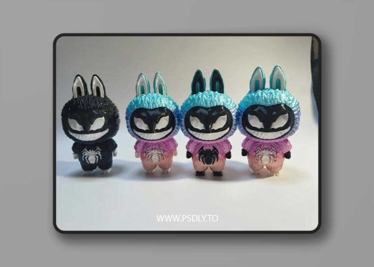 labubu – Venom 3D Print 3D Model
